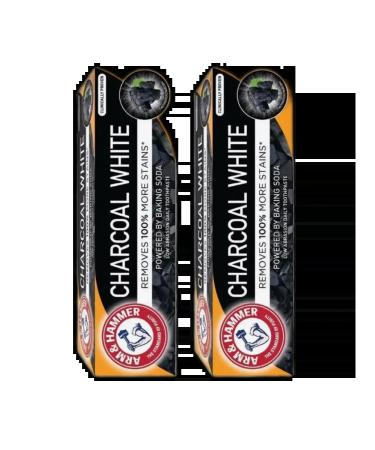Arm & Hammer Charcoal White 125g 2 pcs toothpaste