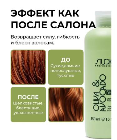 Kapous Professional hair shampoo with olive oils and avocados - Buy Online on GoSupps.com