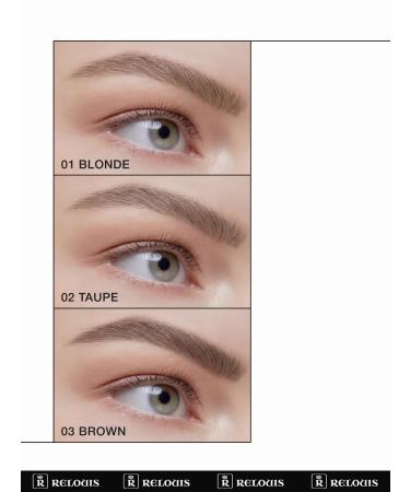 RELOUIS Pencil of eyebrows marker with microblading effect 01 - Buy Online on GoSupps.com