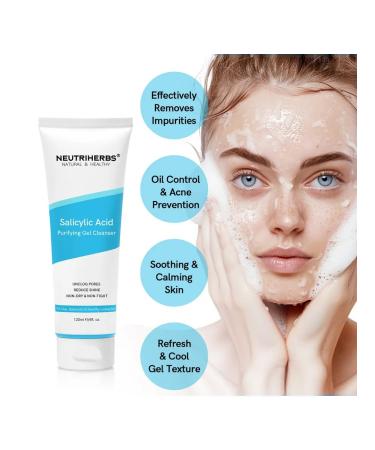 NEUTRIHERBS Cleaning gel facing faces with salicylic acid - Buy Online on GoSupps.com