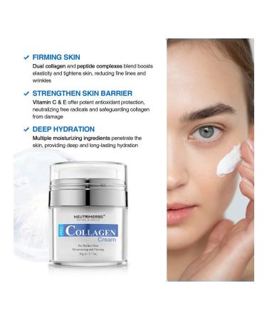 NEUTRIHERBS Premium collagen face cream - Buy Online on GoSupps.com