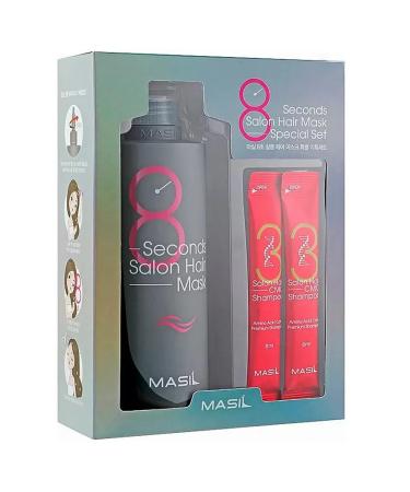 MASIL Hair care set 8 350 ml 8 ml x 2 - Buy Online on GoSupps.com