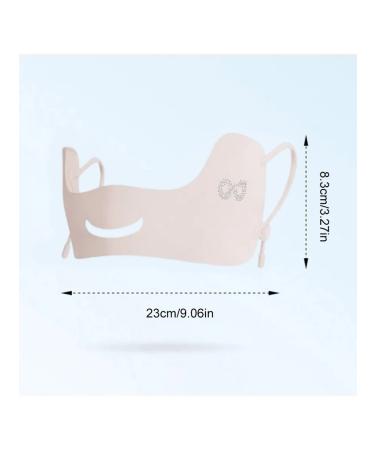 Mask UV-protecting from silk for golf (brown) - Buy Online on GoSupps.com