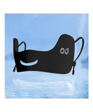 Anti-UV mask from silk for sports is thin for golf (black - Buy Online on GoSupps.com