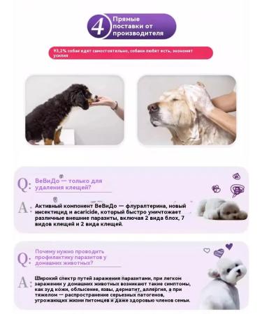 Braceto for dogs from 2 to 4 5 kg from fleas and ticks 112 5 mg - Buy Online on GoSupps.com