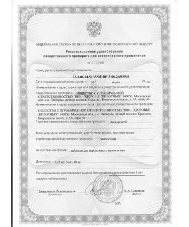 VIC Avekardit 1.25 mg for dogs No. 28 - Buy Online on GoSupps.com