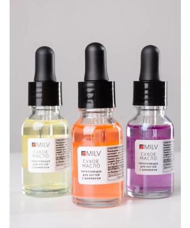 MILV Dry oil for nails and cuticles set 3pcs - Buy Online on GoSupps.com