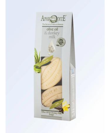 Aphrodite Olive soap with milk of donkeys Vanil and Aloe Vera 170g
