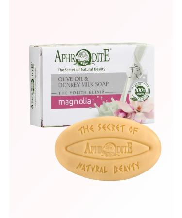 Aphrodite Natural soap with milk of donkeys and magnolia 85 grams