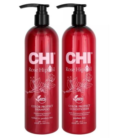 chi Shampoo for dyed hair with rosehip oil Rose Hip Oil - Buy Online on GoSupps.com