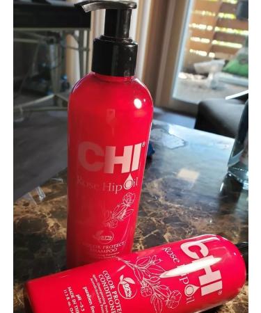 chi Shampoo for dyed hair with rosehip oil Rose Hip Oil - Buy Online on GoSupps.com
