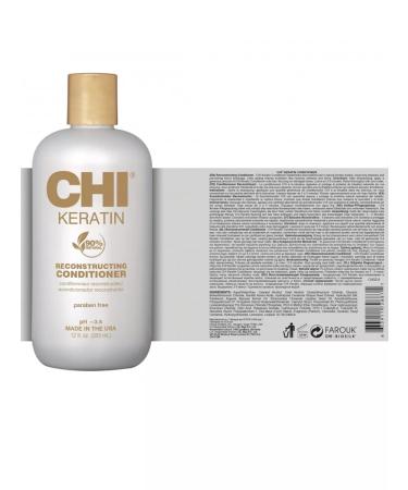chi Restoring hair balm with keratin keratin - Buy Online on GoSupps.com