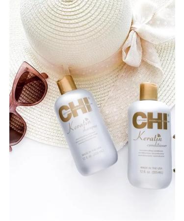 chi Restoring hair air conditioner with keratin keratin - Buy Online on GoSupps.com