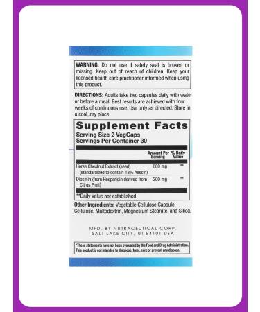 BodyGold Venastat for veins and blood vessels 60 capsules - Buy Online on GoSupps.com