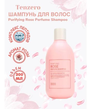 Tenzero Cleaning Parfm. Shampoo with a rose aroma 300ml