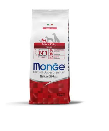 MONGE Feed for adult dogs of small breeds chicken 7.5 kg
