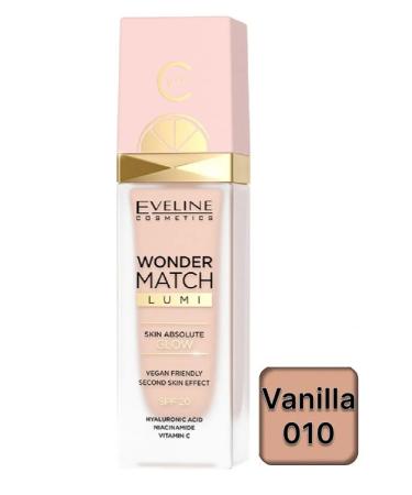 EVELINE Tonal cream Wonder Match Lumi No. 10 Vanilla 30ml