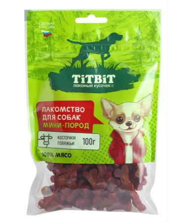 Titbit Dog treating mini-rocks bones beef 100g