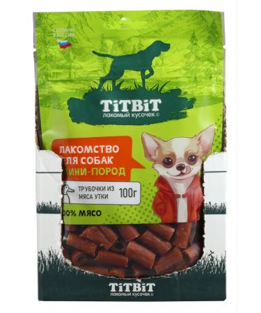 Titbit Ducks of dogs for dogs mini-rock 100g - Buy Online on GoSupps.com