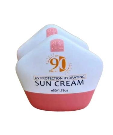 China Sunscreen cream SPF 90 PA +++ pink