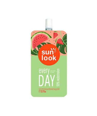 SUN LOOK Facial and body gel with watermelon after tanning 2 20 g