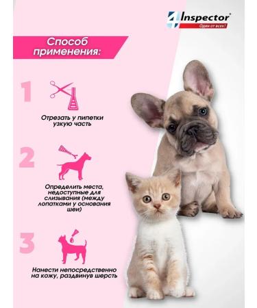 Neoterica Inspector of mini drops for cats and dogs (1 pipettes 0.4 ml) - Buy Online on GoSupps.com