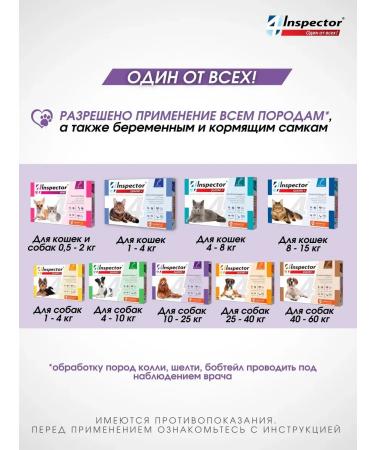 Neoterica Inspector Quadro from dog drops 10-25 kg (3 pipettes) - Buy Online on GoSupps.com