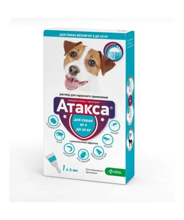 KRKA Attles of dog drops 4-10kg 1.0ml