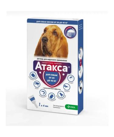 KRKA Attles of dog drops over 25 kg 4ml
