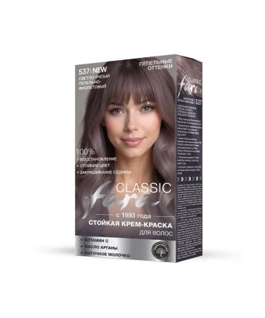 FARA Permanent cream hair dye 537 Light blond ash-violet - Buy Online on GoSupps.com