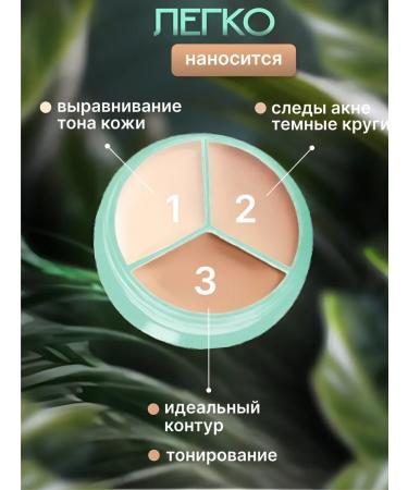 HaidyePlus Face concealer cream 3 in 1 - Buy Online on GoSupps.com