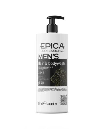 EPICA Hair and body shampoo Men's 3 in 1 1000ml