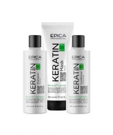 EPICA Hair air conditioner Keratin Pro Reconstruction 1l - Buy Online on GoSupps.com