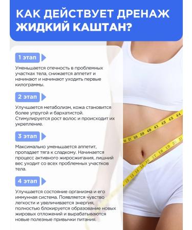 Liquid Chestnut Drainage drink for weight loss from edema and fat burner - Buy Online on GoSupps.com