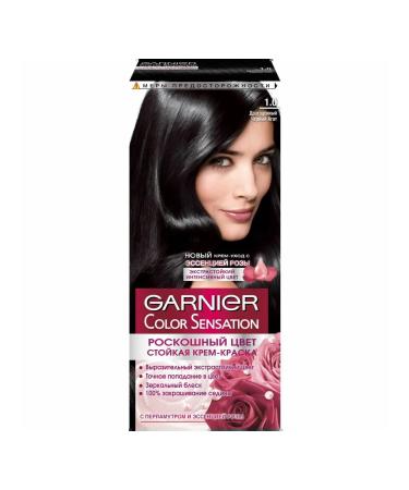 Garnier Hair dye luxurious color 1.0 black agate