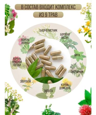 Dietary supplements of Siberia Gynecological complex Borow uterus 180 capsules - Buy Online on GoSupps.com