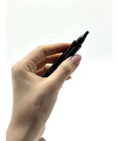 Aurexen Eyebrow pencil black marker with microblading effect - Buy Online on GoSupps.com