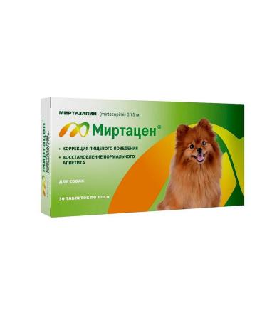 Apicenna Mirtazen tablets for correcting eating behavior for dogs - 30 pcs.