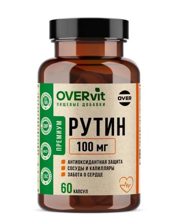 OVER Rutin for the heart and blood vessels 60 capsules - Buy Online on GoSupps.com