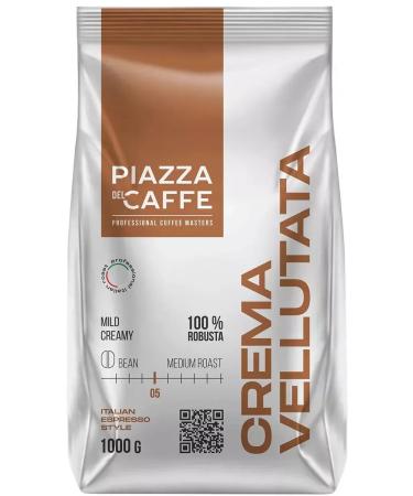 Piazza del caffe Coffee in grains Piazza del cafe Crema Vellutata 1kg (1000g)