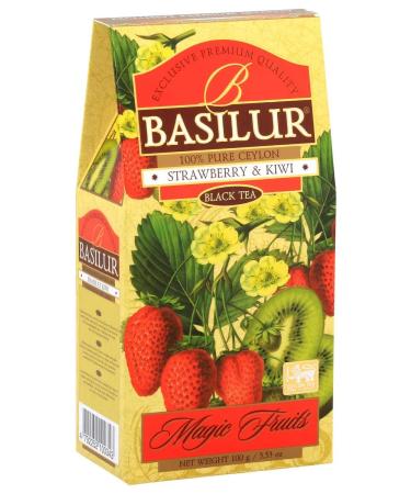 Basilur Tea gift set of strawberries and kiwi 100 x 6 - Buy Online on GoSupps.com