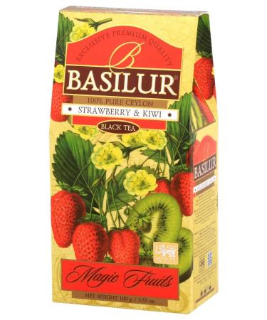 Basilur Tea gift set of strawberries and kiwi 100 x 6 - Buy Online on GoSupps.com