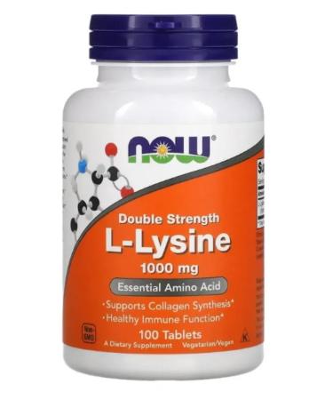 Scheme amino acid lezin now l-lysine 1000 mg 100 Tab