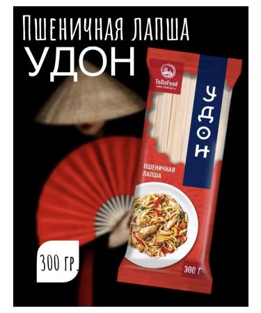 Just Food Lapsha wheat udon 300 gr. Todofood 1 pc