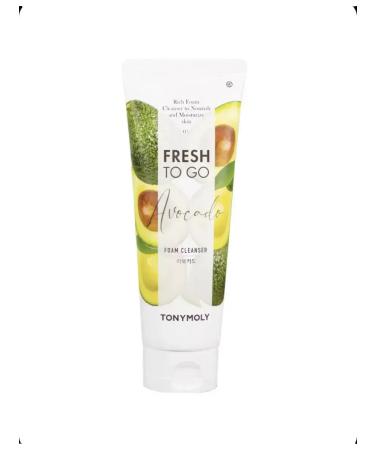 Cleansing foam Tonymoly Fresh to Go Avocado Foam Cleanser Foam - Buy Online on GoSupps.com