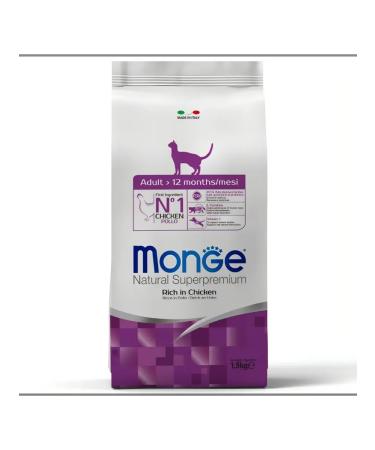 MONGE For cats of all breeds with chicken 1.5 kg - Buy Online on GoSupps.com