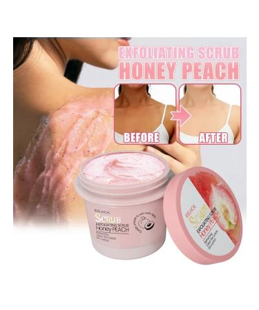 Eelhoe body scrub with peach cleansing from keratosis saws