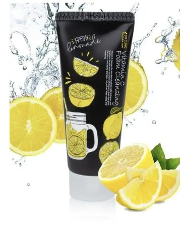 Gel foam for washing with vitamin C