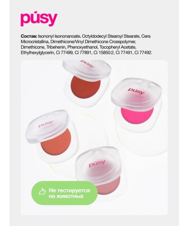 PUSY Honey Cream Blush - Buy Online on GoSupps.com