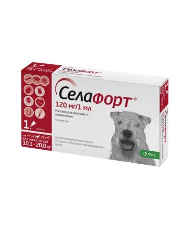 KRKA Sealess 12% 1 ml for dogs 10.1-20 kg No. 1